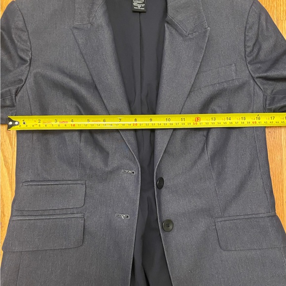 Body by Victoria Navy Blue Fitted Button Blazer Size 6 - Picture 5 of 5